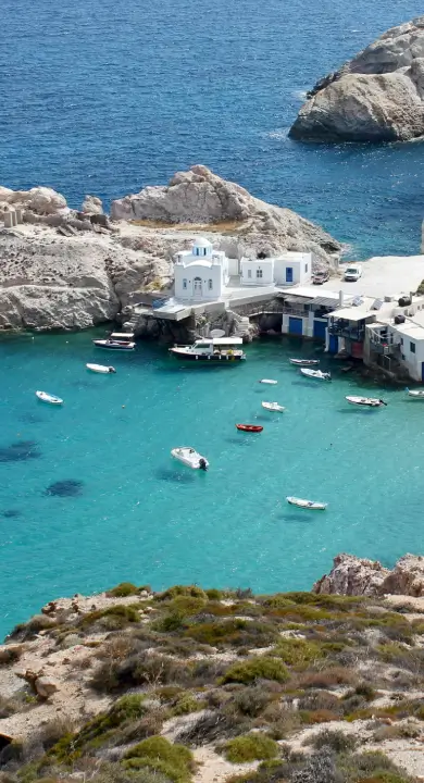 Greek Island Coastline